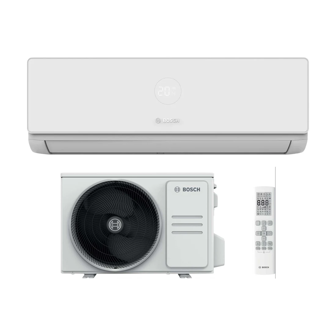 Bosch Climate 4000i beltéri és kültéri egység, távirányítóval