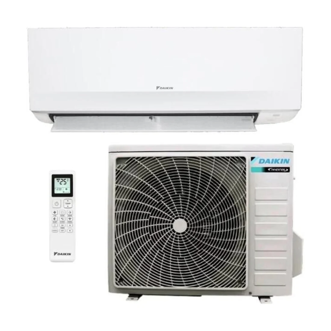 Daikin Sensira beltéri és kültéri egység, távirányítóval