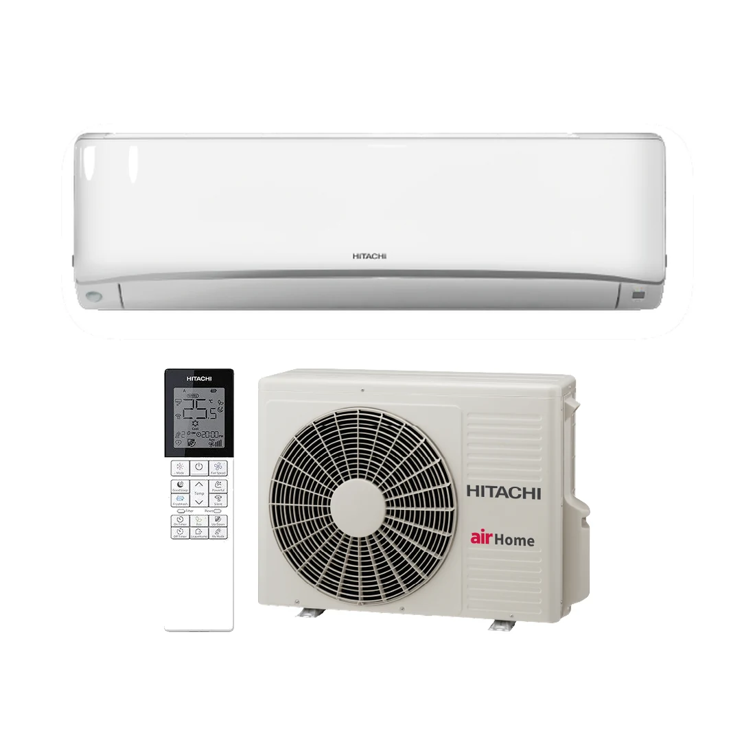 Hitachi airHome 800 beltéri és kültéri egység, távirányítóval